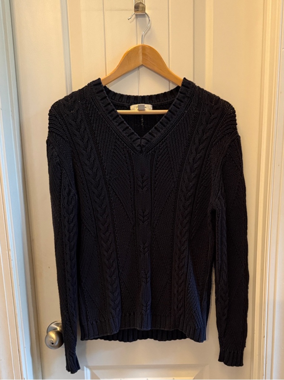 Faconnable cable knit sweater